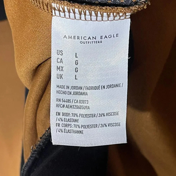 American Eagle Brown Hoodie Sweater Large - Picture 4 of 4